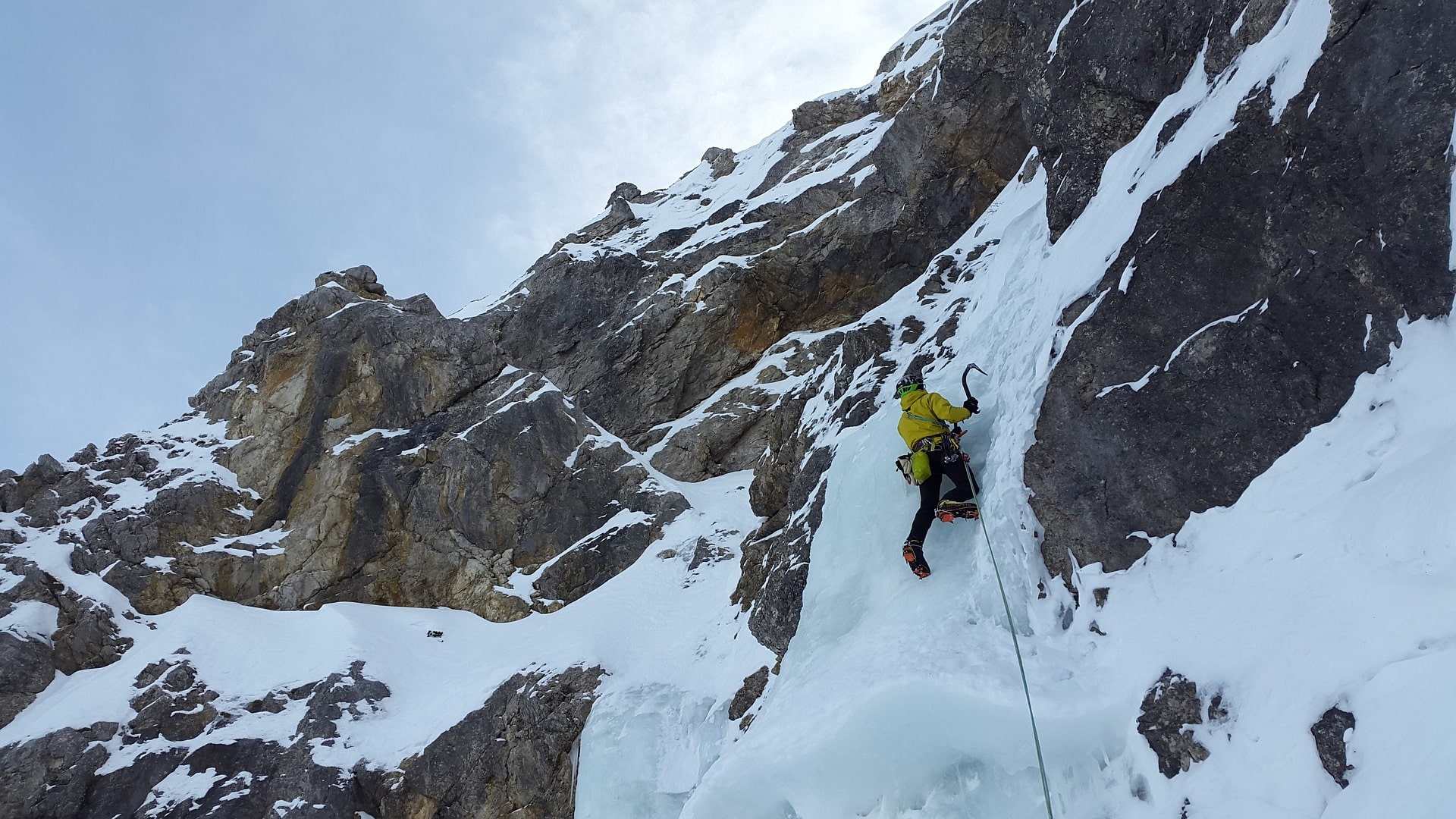 beginner Ice climbing