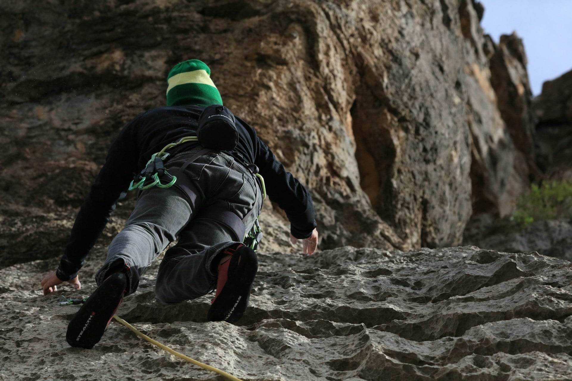 Rock climbing