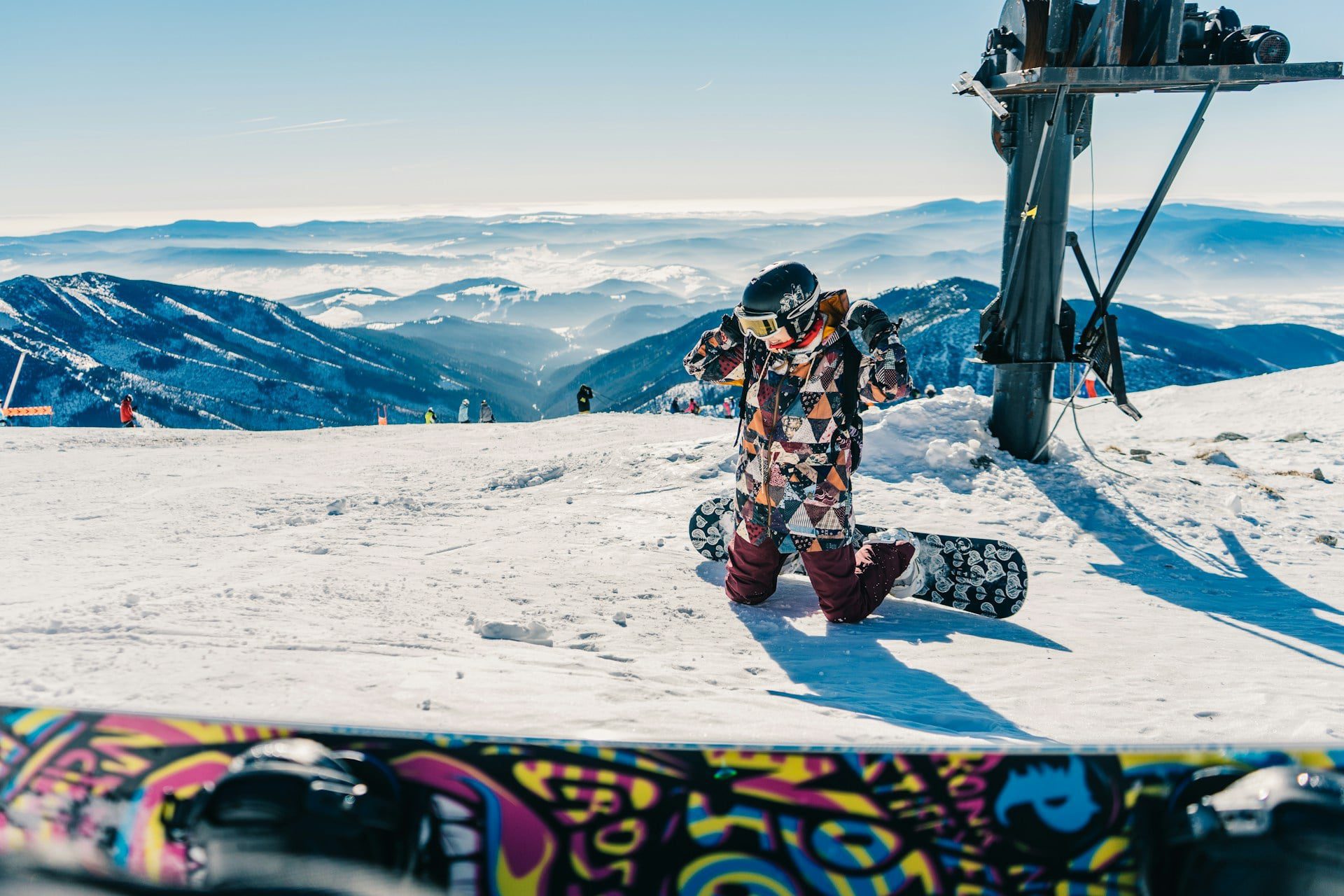 Snowboarding in colorado