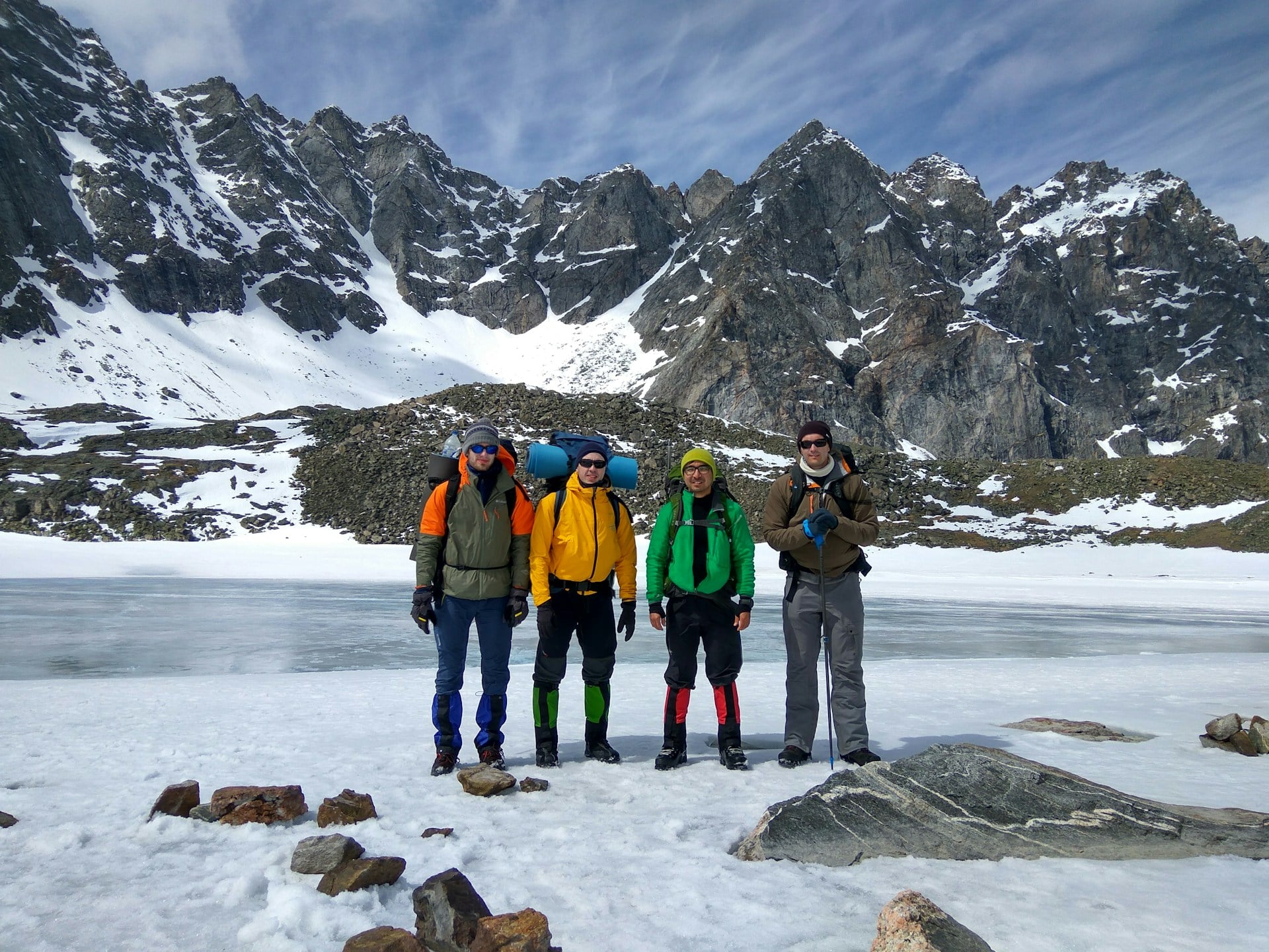 Group Ice climbing Colorado