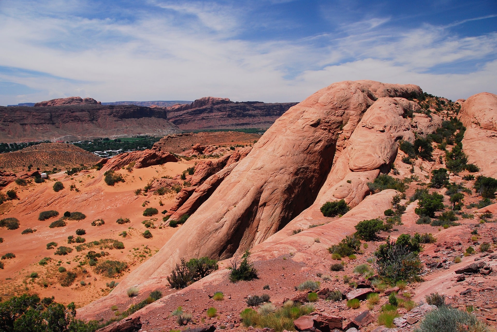 Moab climbing