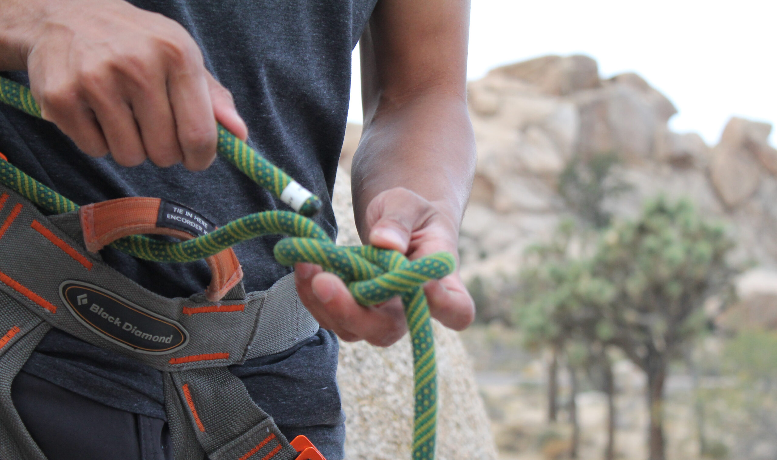 rock climbing