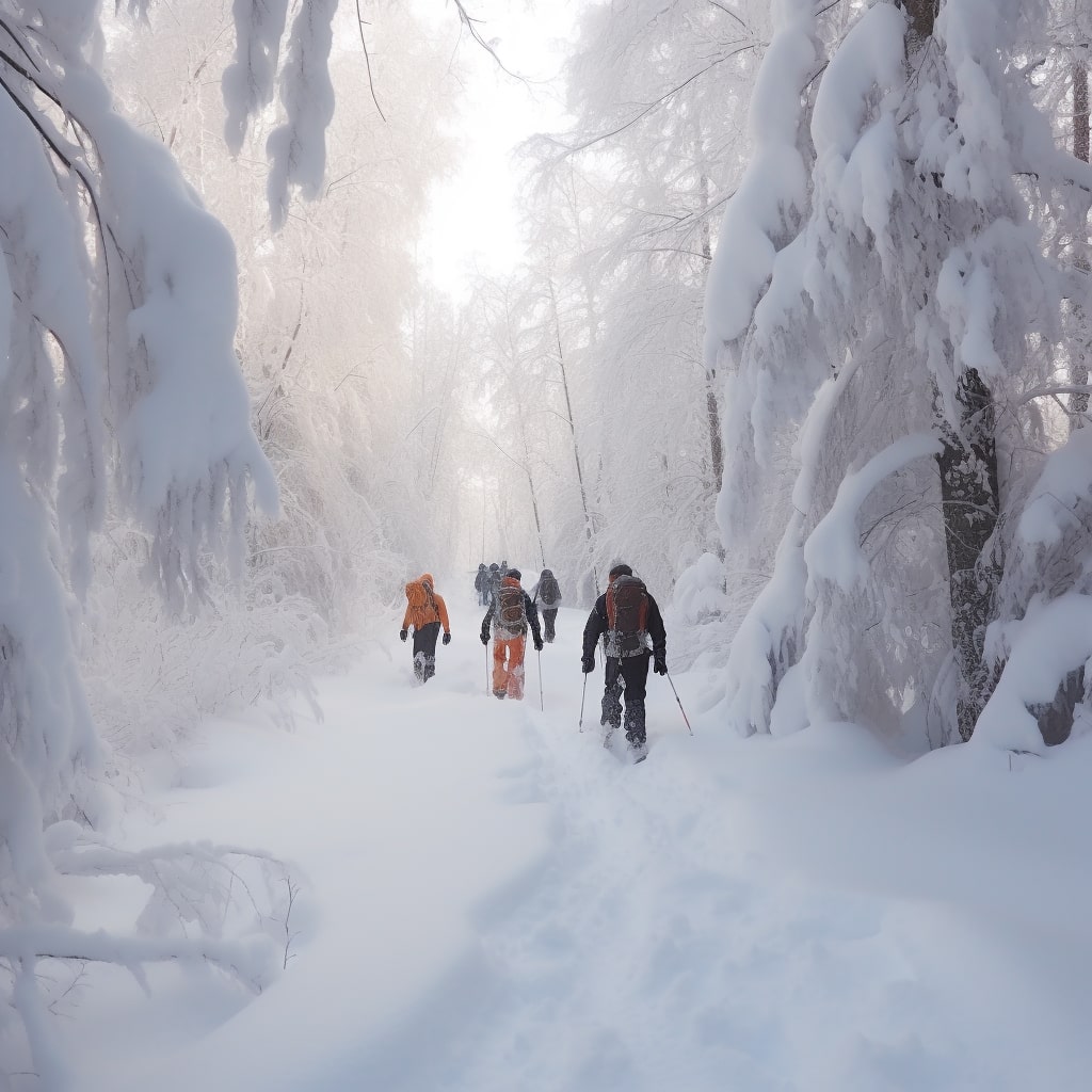 Vail snowshoeing