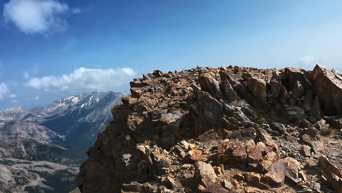 View from top of Elbert